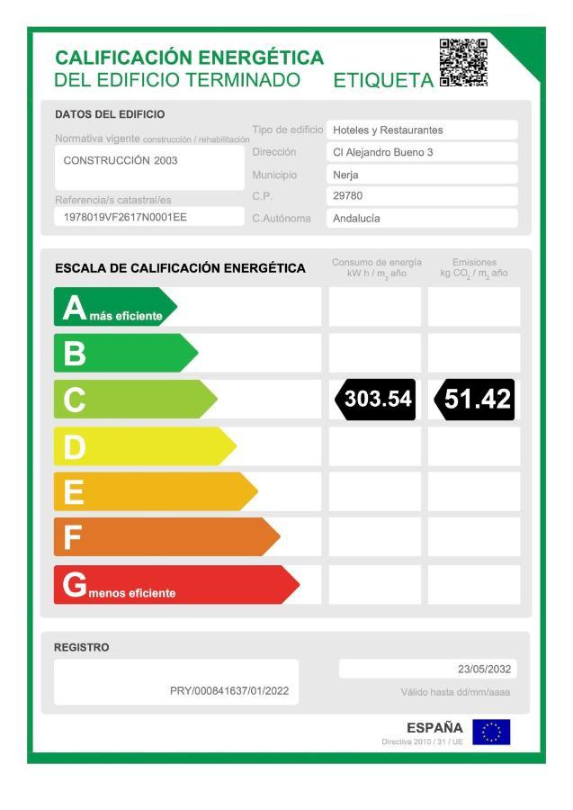 Apartamentos Toboso Plaza 内尔哈 外观 照片 Spanish energy label
